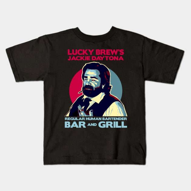 Jackie Daytona Kids T-Shirt by AxLSTORE